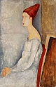 MODIGLIANI AMEDEO (1884-1920) - hbuterne-seated